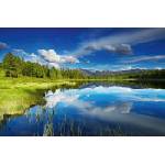 DIMEX ART Флизелинов фототапет езеро в алтайските планини 375 x 250 см