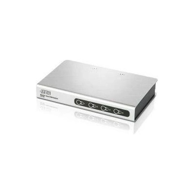 ATEN Превключвател KVM ATEN CS74E, Slim, 4-портов, PS/2, VGA, ATEN-CS74ECZ-AT