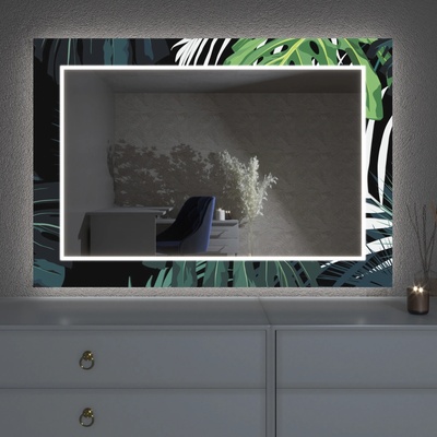 Artalo LED zrcadlo s dekorem D17 50 x 50 cm