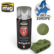 AMMO by MIG Jimenez TITANS HOBBY Black Matt Primer 400 ml TTH108