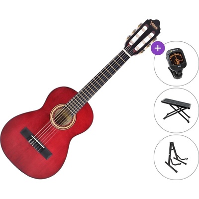 Valencia VC201 SET Trans Wine Red Класическа китара с размер 1/4