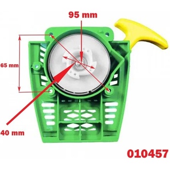 PRO-CRAFT Стартер за бензинов тример procraft t4350, pvc палци (uni-010457)