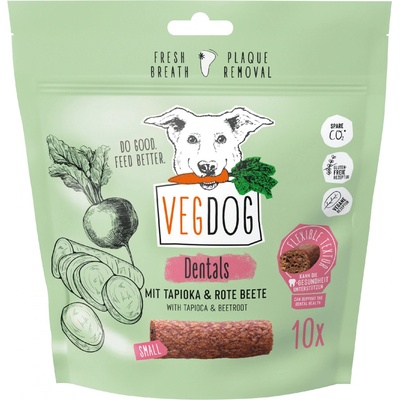 Vegdog Dentálne tyčinky Cvikla&Tapioka 120 g