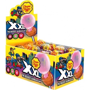 Chupa Chups The Biggest Bubble Gum Lollipop XXL 29g кашон 25 бр