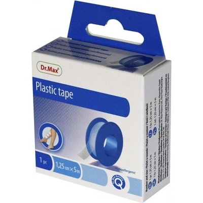 Dr.Max Plastic tape 1,25cm x 5m transparentná páska 1x1 ks