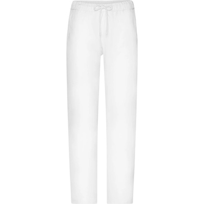 James & Nicholson Pánske biele pracovné nohavice JN3004 Biela