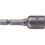 FORTUM Магнитен глух ключ с опашка 1/4", 10 x 48 мм, CrV 4741610 (4741610)