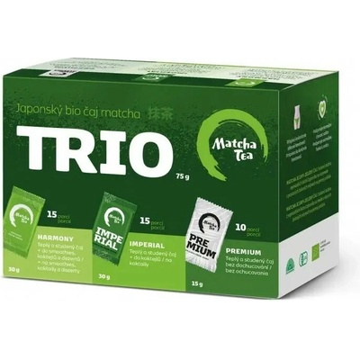 Kyosun Matcha Tea Trio BIO 75 g 40 ks