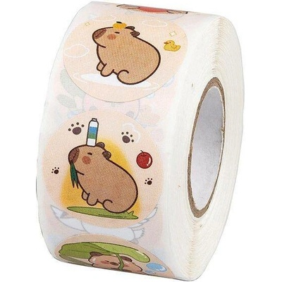 Samolepky páska Capybara 500 ks