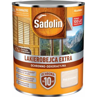 Sadolin Extra bílý skandinávský lak na dřevo 5L