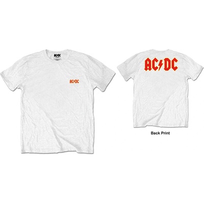 AC/DC tričko Logo biela