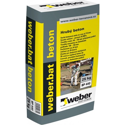 Weber.bat Beton - suchá betonová směs - 25 kg balení 25 kg (ks)