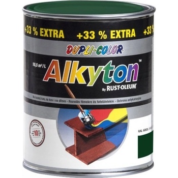 Dupli-Color Alkyton Lesk, samozákladová barva na rez, Ral 6005 mechová zelená, 1 l
