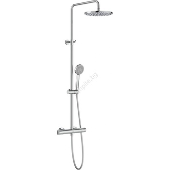 Roca A5A2F18C00 - Душ комплект с термостатичен смесител VICTORIA, гланцов хром (LF0290)