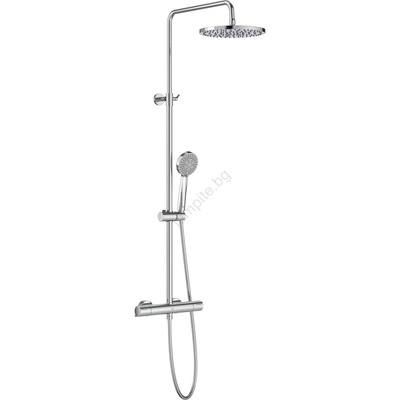 Roca A5A2F18C00 - Душ комплект с термостатичен смесител VICTORIA, гланцов хром (LF0290)