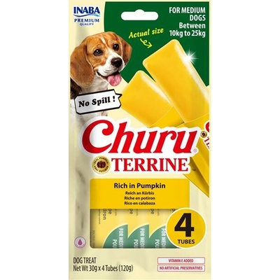 Inaba Churu Terrine dog tekvica 4 x 30 g