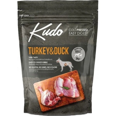Kudo Dog Adult Medium&Maxi Turkey & Duck 3 kg