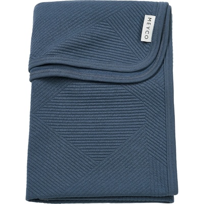 Meyco Žakárová deka Pure Indigo