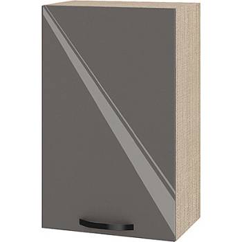 Image 1 of ИРИМ Горен кухненски шкаф Сити МФ-Антрацит гланц-05-6 45 см