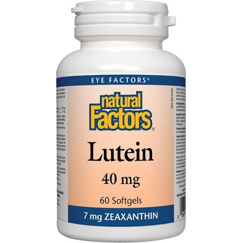 Natural Factors Lutein 40 mg with Zeaxanthin, 60 Softgels