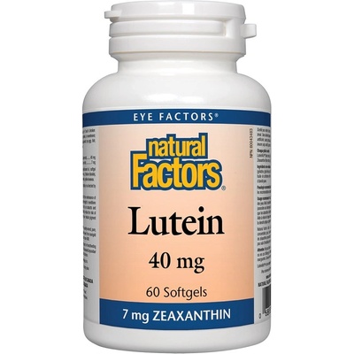Natural Factors Lutein 40 mg with Zeaxanthin, 60 Softgels
