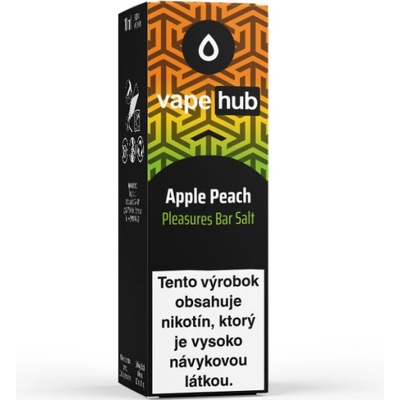 Vapehub Pleasures Bar Salt Apple Peach 10 ml 20 mg