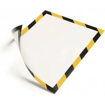 Panel DURAFRAME MAGNETIC SECURITY A4 žlto-čierny