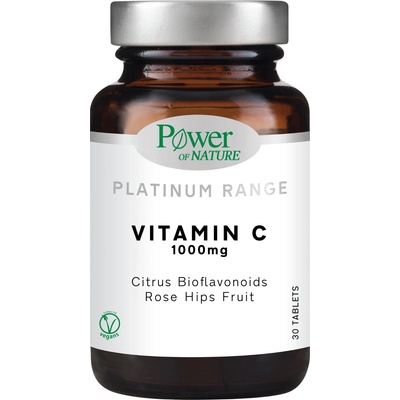 Power Health Platinum Range Vitamin C, 1000 mg, 30 таблетки, Power of Nature