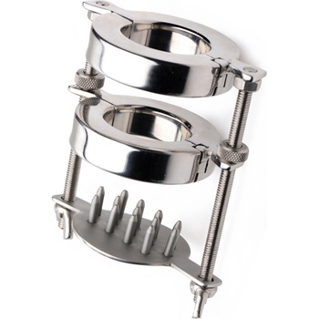 Master Series Stainless Steel Spiked CBT Ball Stretcher & Crusher