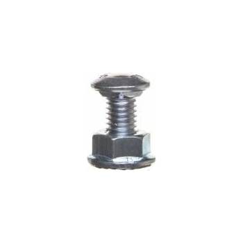 Baks Mushroom screw + barbed collar cap SGK M8X14 651241 /100pcs. /