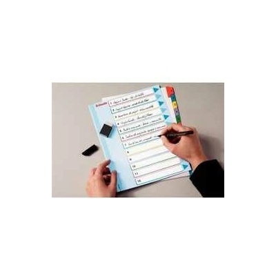 Kartónové registre Esselte Mylar s prepisovateľným predným listom, A4 Maxi, Mix farieb
