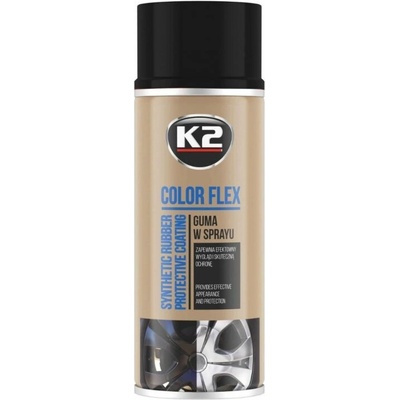 K2 COLOR FLEX ČERNÝ LESK 400 ML