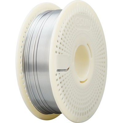 eSUN PLA-Silk Silver - 1, 75 mm / 1000 g - eSpool+ (PLA-SK175S1RS1)