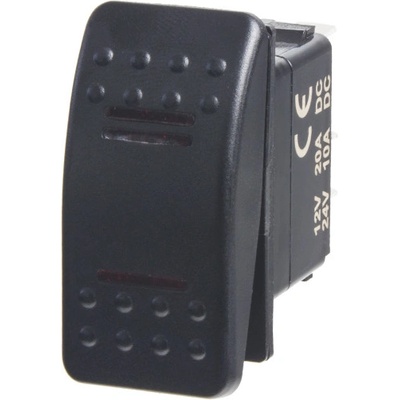 47118 Rocker spínač 2x LED 12/24V