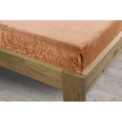 Homeville prostěradlo mikroplyš světle hnědé 90x200