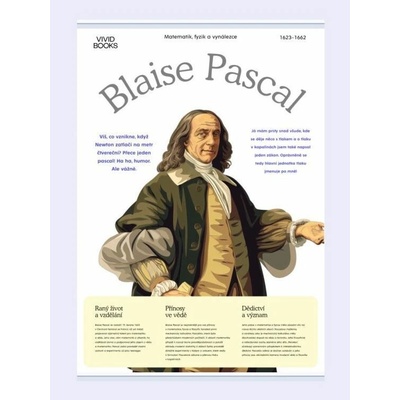 Plátěný obraz Blaise Pascal 1000 × 1400 mm