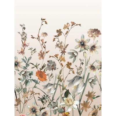 Esta Home 159211 vliesová fototapeta na zeď Vintage Flowers, rozměry 1,5 x 2,79 m