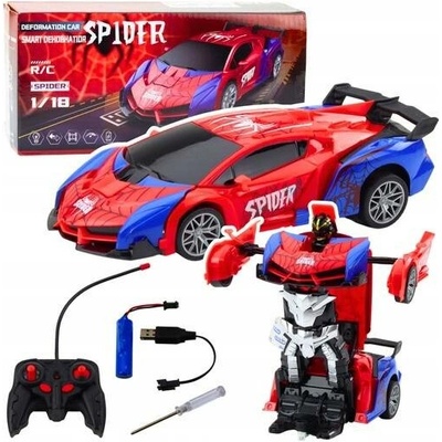Robot Auto Pavouk Spider Dálkově Ovládaný 2v1 Světla Zvuky