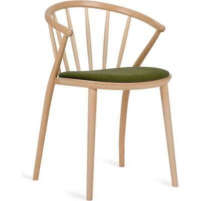 Paged Sudoku B-9820 Seat Uph Back Wood buk morený / látka kat. 1