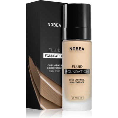 Nobea Day-to-Day Fluid Foundation dlhotrvajúci make-up 02 Ivory beige 28 ml