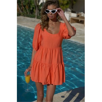 Madmext Дамска рокля mg1011 - Оранжева 305860 (305860_Оранжев)