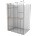 Mexen Kioto+ душ панел с рафт Walk-in 70 x 200 cm, черен дизайн, четкан мед - 800-070-121-65-78 (800-070-121-65-78)