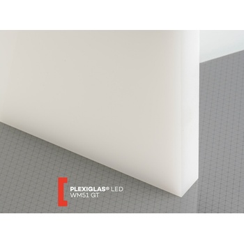 Röhm Plexisklo Plexiglas LED 15 mm WM51 1520 x 2030 mm biele 1 ks
