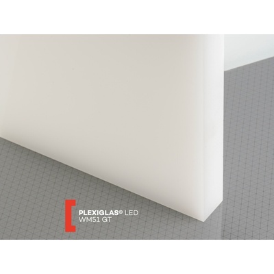 Röhm Plexisklo Plexiglas LED 15 mm WM51 1010 x 2030 mm biele 1 ks