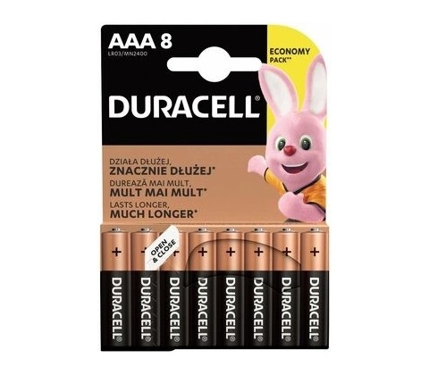 Duracell BASIC AAA 8ks 10PP010031