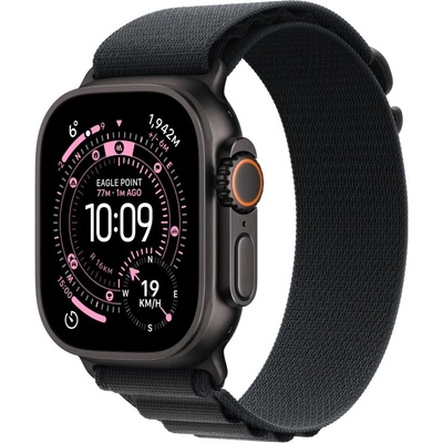 Apple Watch Ultra 3 (2025) 49mm Černý titan s černým alpským tahem M MF0V4QC/A