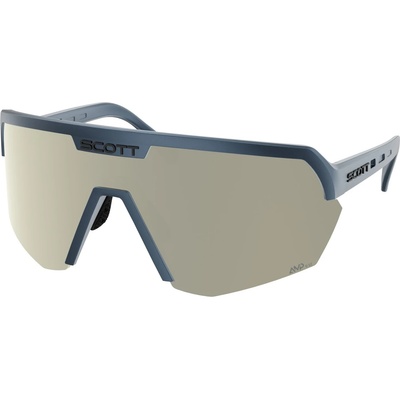 SCOTT Очила за колоездене Scott Sunglasses Sport Shield S2 Cycling glasses - Metallic Blue / Glas: AMP White Chrome - размер One Size (205-6823-0111)