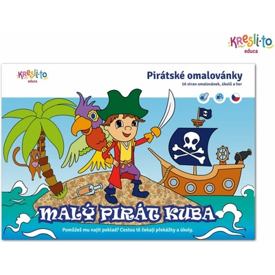 Pirátske omaľovánky Malý pirát Kuba