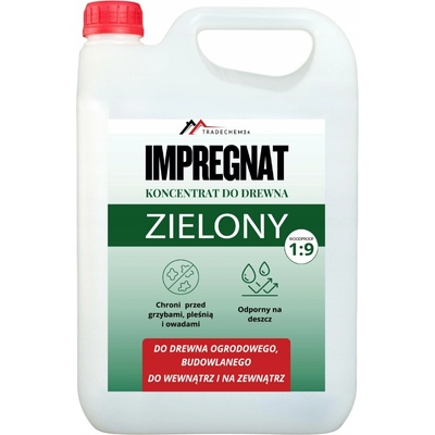 Zelený insekticidní impregnační nátěr na dřevo 5 l