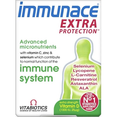 Vitabiotics Immunace Extra Protection, 30 таблетки, Vitabiotics